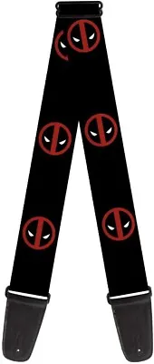 NWT Marvel & Buckle Down Deadpool Nylon Adjustable Guitar Strap • $14.99