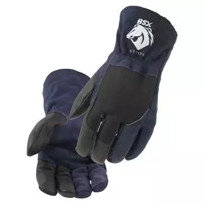 $31.99 • Buy Black Stallion GT7120-NB Goatskin And FR Stretch Knit Cotton TIG Glove Large