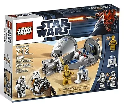 Lego Star Clone Wars 9490 DROID ESCAPE C3PO R2D2 Stormtrooper Minifig NEW SEALED • $113.99