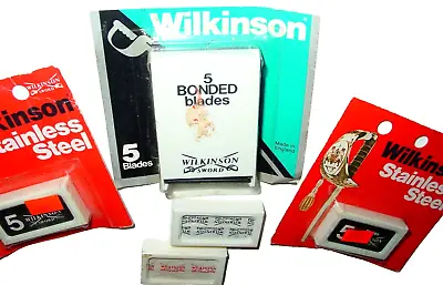 Vintage Razor Blades Wilkinson Sword Stainless Sword Edge Mixed Lot England  NOS • $13.99