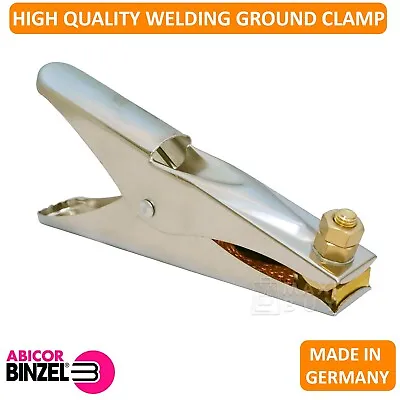 Welding Ground Clamp Abicor Binzel MK 400 Earth Clip Made In Germany 500A • $55