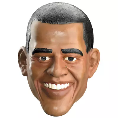 Barack Obama Mask President Of The United States Adult Full Halloween Costume • $28.32