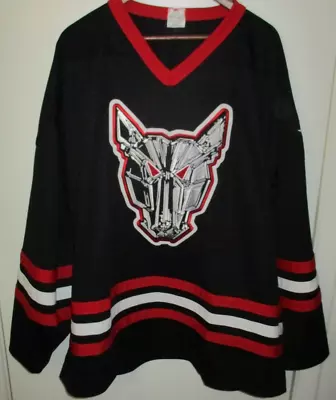 OHL Athletic Knit Mississauga IceDogs Embroidered Patches Men's Jersey XXL VTG • $263.96