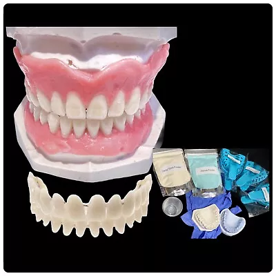 DIY Denture Kit - Alginate Dental Impression Kit A1/23 White Not Medical Device • $79.99