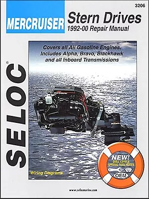 Mercruiser Stern Drive Repair Manual 1992-2000 • $55.61