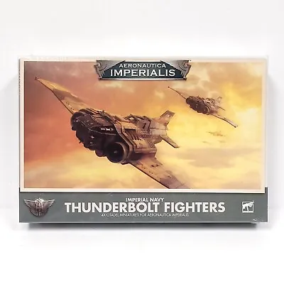 Warhammer Aeronautica Imperialis Imperial Navy Thunderbolt Fighters 4 Miniatures • $89.99