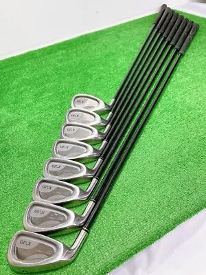 Left Hand Dunlop XXIO MP300 Golf Clubs Irons Lefty Iron R- Flex 5-9 Pw Aw Sw 8pc • $677.58