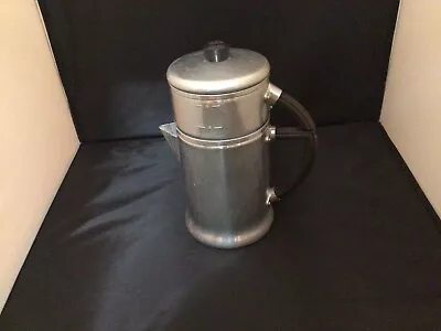 Vintage WEAR-EVER Aluminum 6-Cup Coffee Percolator Drip Maker 966 Made In USA • $15