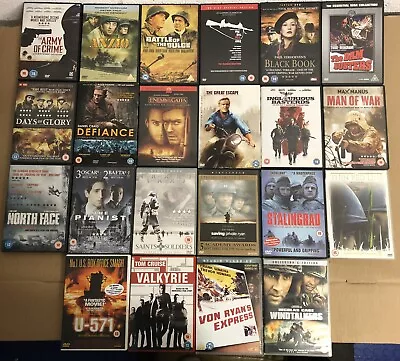 £22.99 • Buy 22 X World War II DVD Movie Bundle! Great WW2 Collection, MOST LIKE NEW!