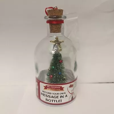 Mr. Christmas Message In A Bottle Record You Own Message 5  New - Gift  Voice • $33