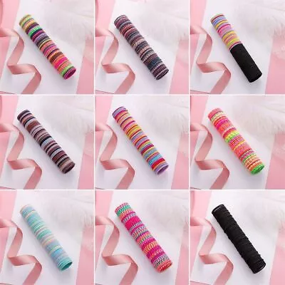 50Pcs/Set Colorful Hair Ties No Damage Hair Hair Bands  Hair Accessories • £2.90