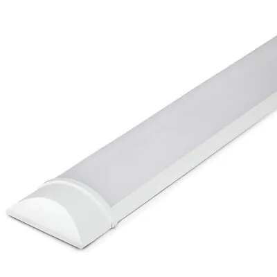 LED Batten Light Slim 5FT 50W Ceiling Fitting Low Profile 6400K 150CM LEDBRITE • £23.90