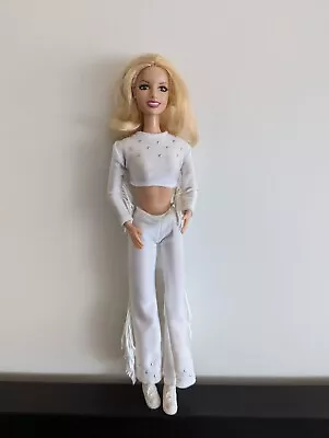 Rare Britney Spears Doll 2000 Live On Tour - White Fringe Outfit 2k Tour  • $95