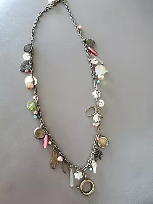 CONTEMPORARY KAARI MENG NYC DESIGNS CHARM Necklace Signed Wear 2 Way • $29