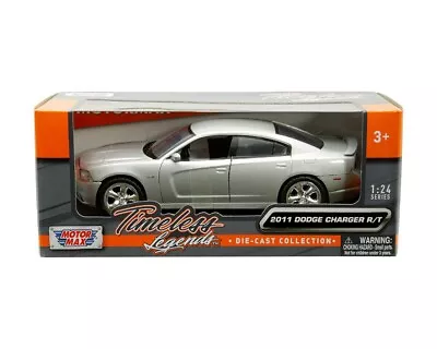 Motormax Timeless Legends 2011 Dodge Charger R/t  1/24 Silver 73354 Sil • $17.70