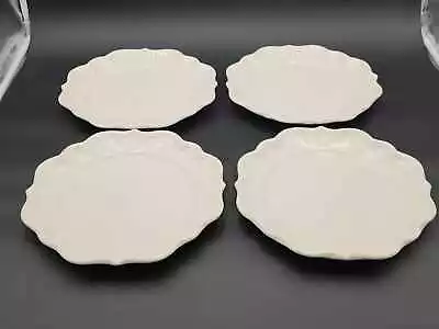 4 Vintage Varages France Luberon Off White Dinner Plates 10 3/4 W • $14.96