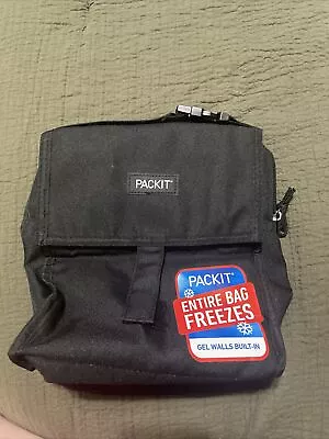 PackIt Freezable Lunch Bag Re-Usable Black PKT-PC-GEN • $10