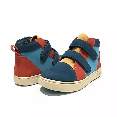 UGG Rennon II Mash Up Hi-Top Sneakers -Blue Multicolor Suede -Big Kids US 2 -NEW • $52.99