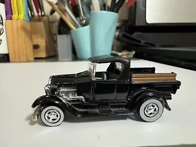 1929 Ford Model A Replica Johnny Lightning Truckin' America Black # 14 Whitewall • $9.99