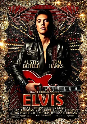 ELVIS 2022 Movie Poster / 50x70 Cm / 24x36 In / 27x40 In / Elvis Presley #144 • $12.99