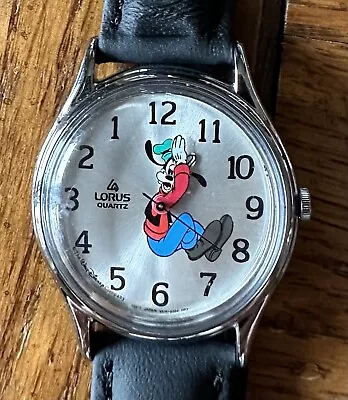 Vintage Disney Lorus Backward Goofy Watch • $40