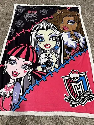 Vintage Mattel Monster High Blanket Throw~ Preowned • $29.99