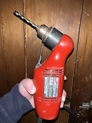 Milwaukee 1/2” Reversing Drill 0379-1 Antique With Key Great Working Condition • $120