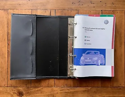 VW EOS (2006 - 2010) Owners Manual / Handbook + Audio Guide + Wallet #2 • $46.04