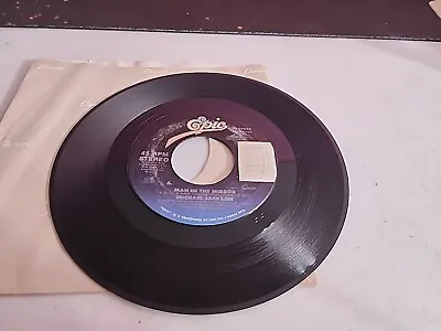 Michael Jackson-Man In The Mirror/Instrumental-45RPM 7 Vinyl Epic 1987- • $7.99