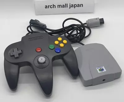 Nintendo 64 Controller And N64 VRS Microphone Adapter Only NUS-005 NUS-020 JPN • $32.50