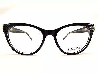 Ellen Tracy Xanthi Black 52 X 16 135 Mm Eyeglass Frame* • $24.95