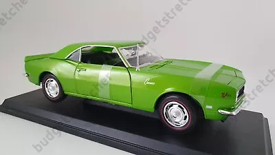 MAISTO 1:18 Scale - 1968 Chevrolet Camaro Z/28 Coupe - Green -  Diecast Model • £39.95