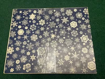 Vintage 1979 “SNOWFLAKES” JIGSAW PUZZLE (550pc) GREAT AMERICAN PUZZLE FACTORY • $35