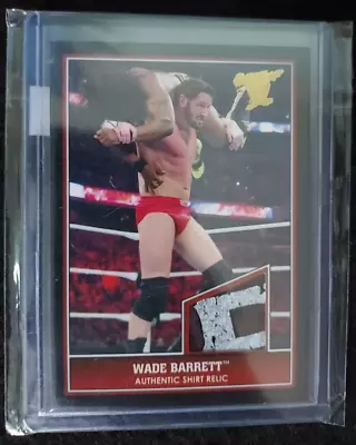 WADE BARRETT 2013 WWE SHIRT RELIC Insert Card Topps WWE Wrestling Best Of WWE • $10