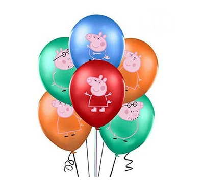 £4.49 • Buy Peppa Pig X10 Latex Balloons Printed Kids Birthday Party Boys Girls George