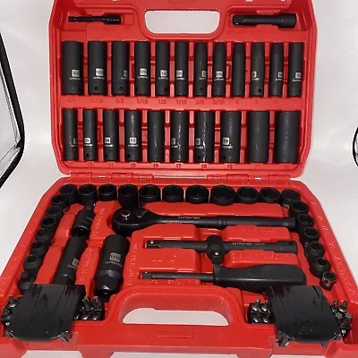 Llndei 95 PCS 3/8” Dr. Impact Rachel And Socket Set SAE And Metric • $68