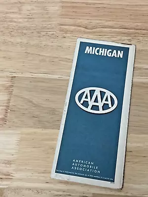 1965 - 1966 AAA Road Map Michigan • $4.99