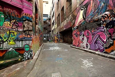 £54.90 • Buy Photo Wall Mural-GRAFFITI STREET-(941)-NON WOVEN-Wallpaper- XXL
