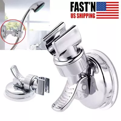 Adjustable Shower Head Holder Suction Cup Handheld Wall Mount Bathroom Bracket • $6.98