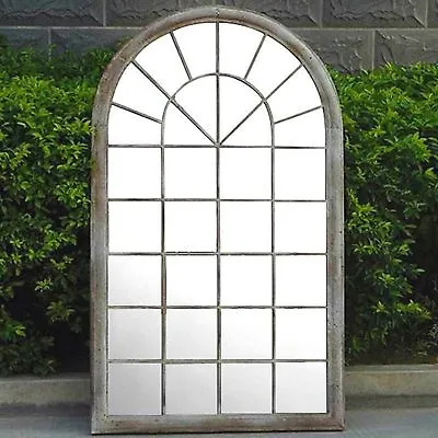 £94.99 • Buy Gothic Rustic Arch Garden Mirror Indoor Outdoor Vintage Romance Glass Wall Large