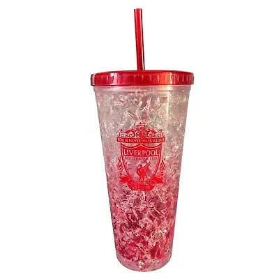 Liverpool FC Official Freezer Cup With Straw 600ml LFC Gift • £14.99