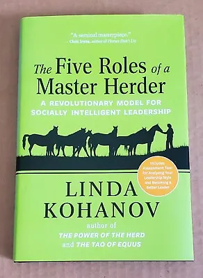 The FIVE ROLES Of A MASTER HERDER:..Hb Book W/DJ By Linda Kohanov -9781608683383 • $7