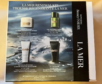 BNIB La Mer Renewal Kit 4pc Travel Set Cream+eye+serum+lotion  • $49.99