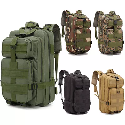 30L Outdoor Military Molle Tactical Backpack Rucksack Camping Hiking Travel Bags • $25.99