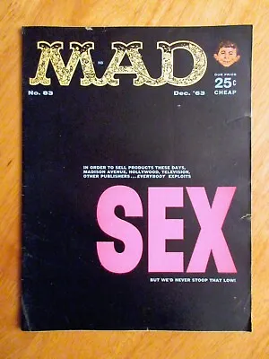 MAD MAGAZINE #83 (1963) **Very Bright Colorful & Glossy!** (FN) • $9.95