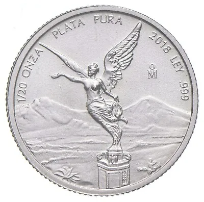 2018 1/20th 1/20 Libertad Onza Ounce Oz Mexico Mexican Silver BU • $12.95