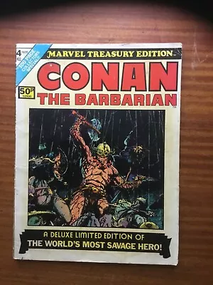 £10 • Buy 1975 CONAN THE BARBARIAN Marvel Treasury Edition #4 