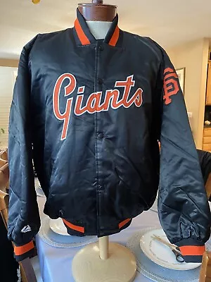 Cooperstown Majestic San Francisco  Giants Jacket Satin Vintage X-Large Minty • $125