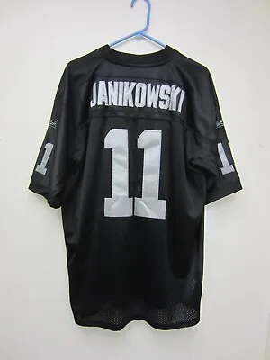 Rare VTG Reebok Authentic Oakland Raiders Sebastian Janikowski 11 Jersey Size 52 • $199.99