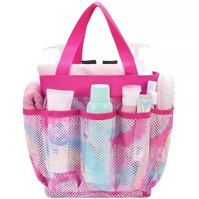 Mesh Shower Bag For Dorm Room - 9” X 9” X 9.5” Toiletry Shower Caddy For Wome... • $16.76